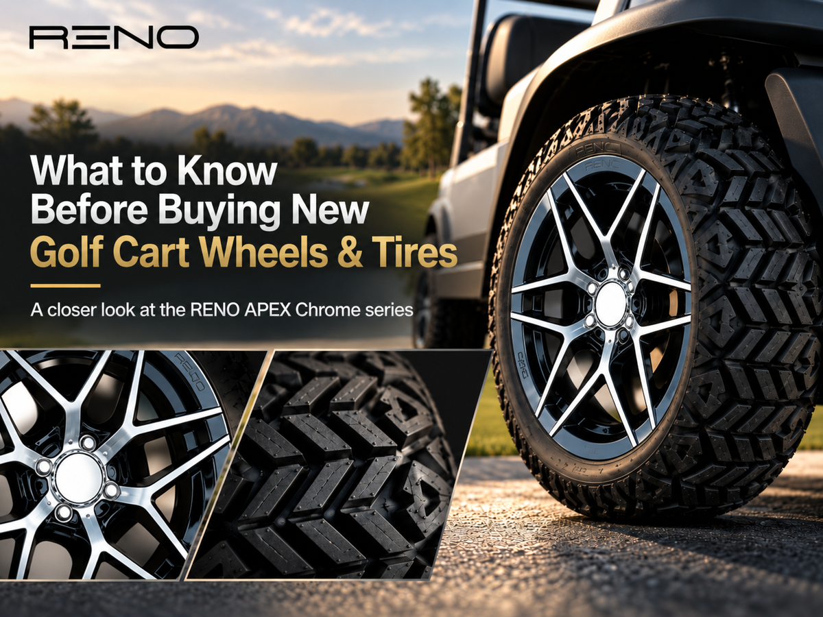 What to Know Before Buying New Golf Cart Wheels & Tires