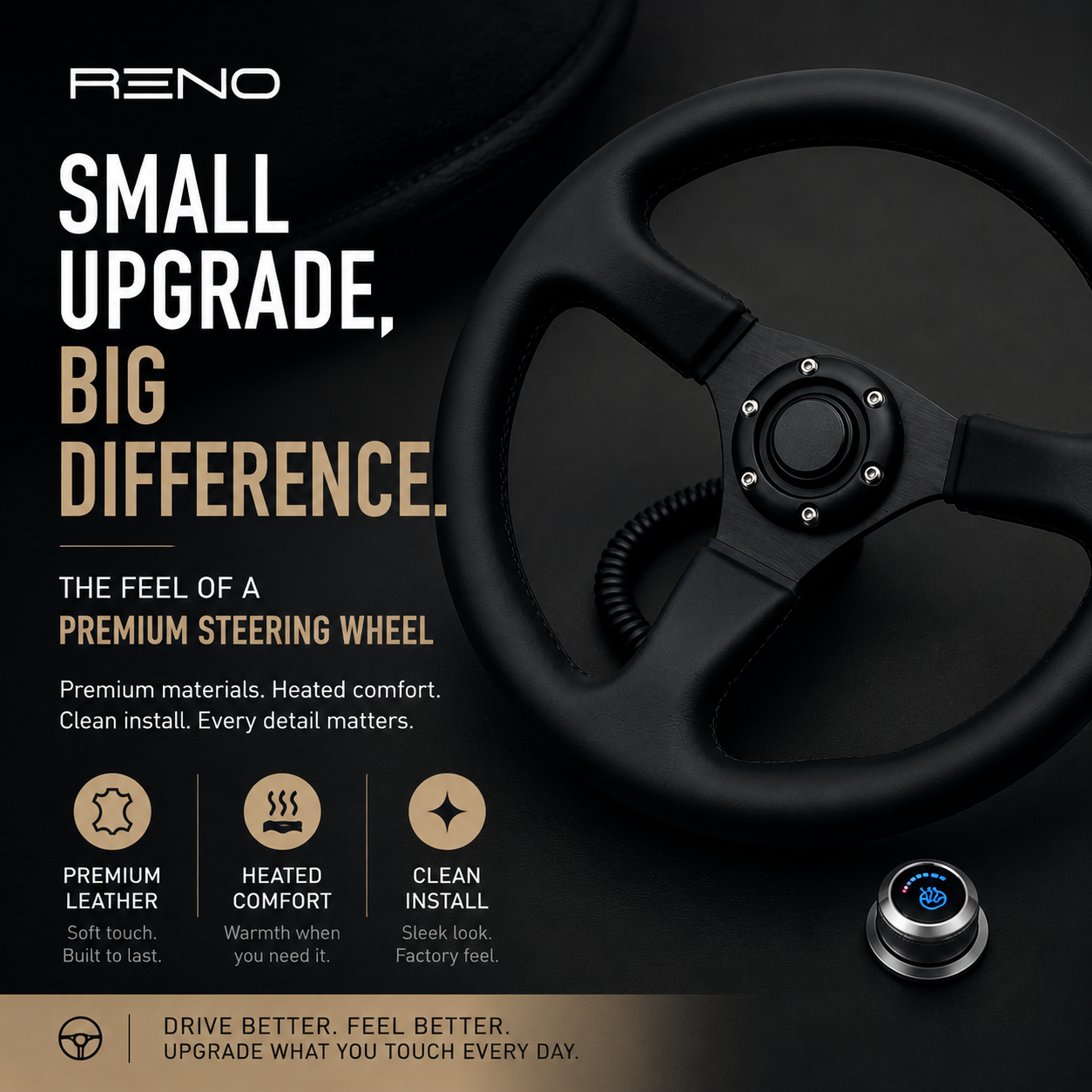 Small Upgrade, Big Difference: The Feel of a Premium Steering Wheel