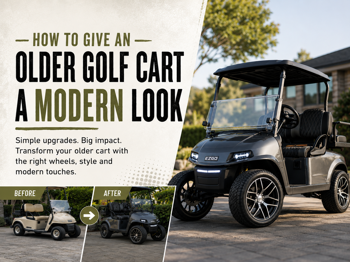 How to Give an Older Golf Cart a Modern Look