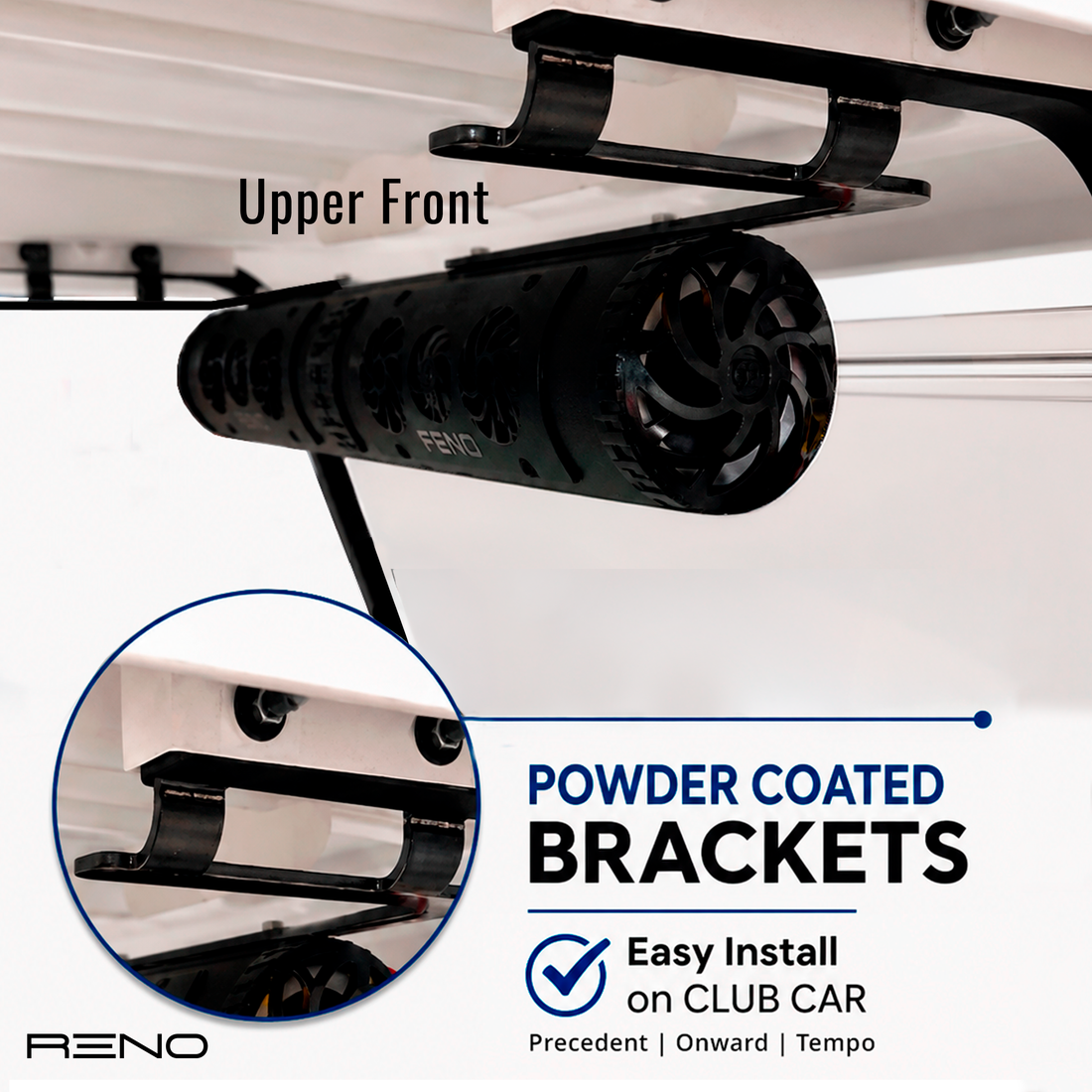 Club Car Upper Front Mounting Configuration Club Car Precedent upper front soundbar bracket mounting configuration