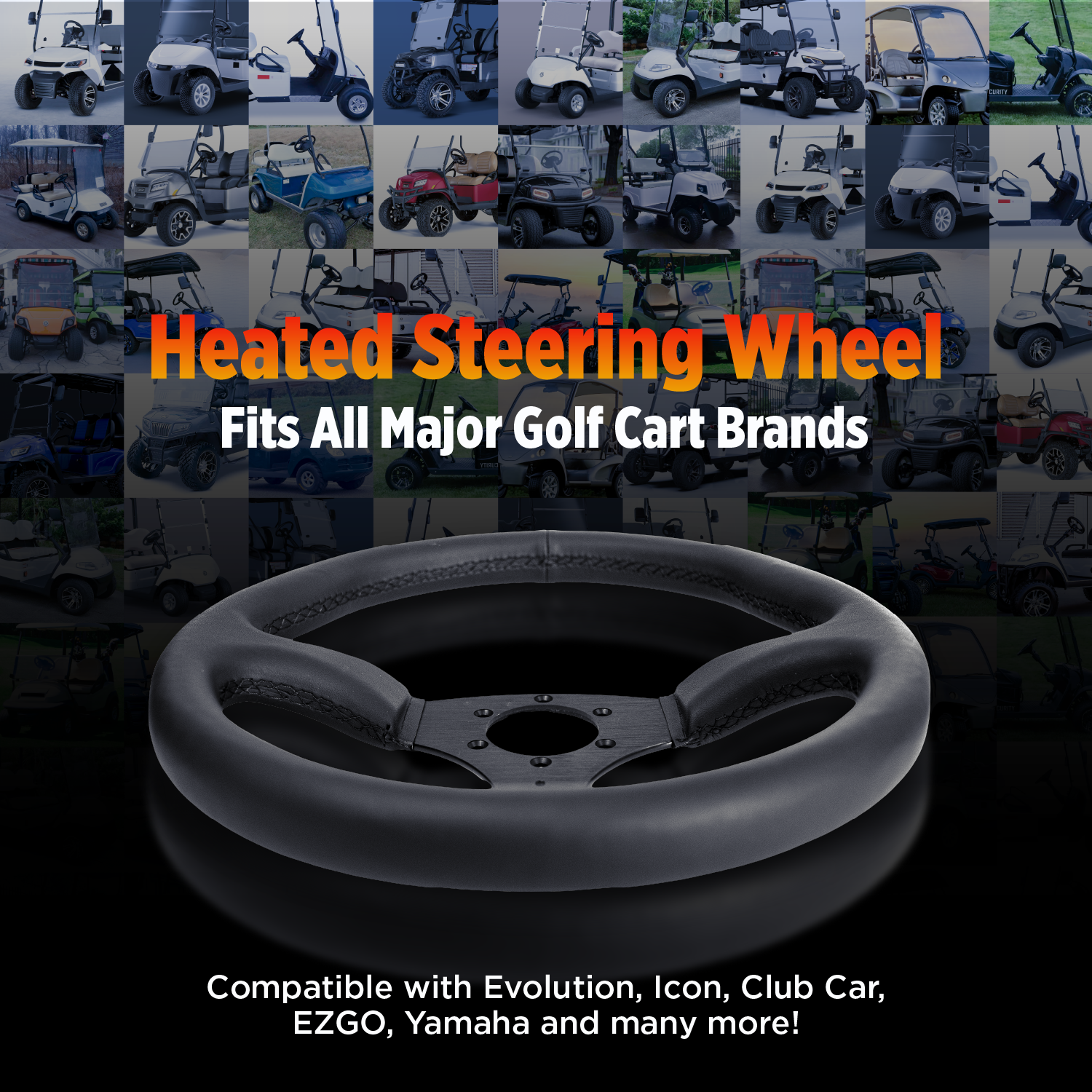 Universal Heated Steering Wheel Full Conversion Kit (Patent Pending) - RENO